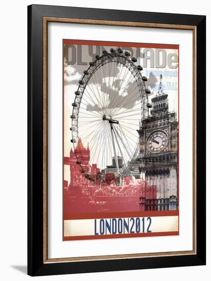 Travel to London-Sidney Paul & Co.-Framed Art Print