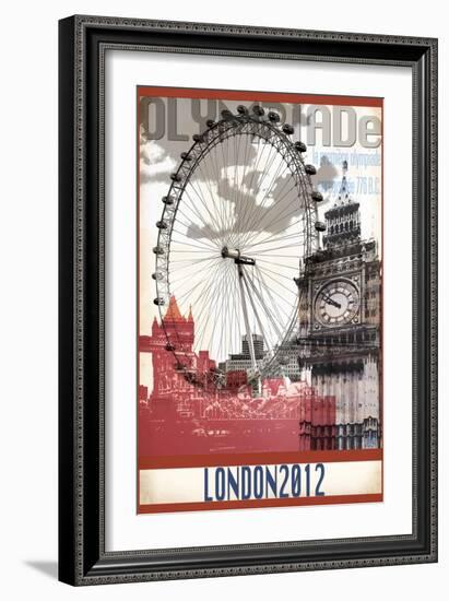 Travel to London-Sidney Paul & Co.-Framed Art Print