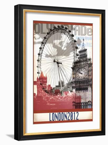 Travel to London-Sidney Paul & Co.-Framed Art Print