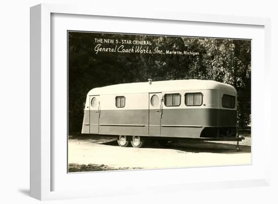 Travel Trailer-null-Framed Art Print