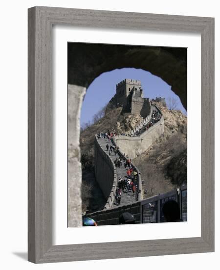 Travel Trip China Bring on Beijing-Robert F. Bukaty-Framed Photographic Print