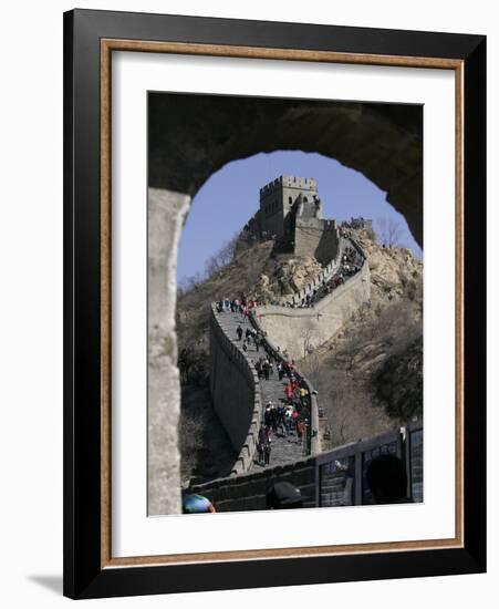 Travel Trip China Bring on Beijing-Robert F. Bukaty-Framed Photographic Print