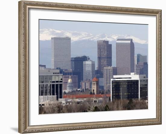 Travel Trip Day in Denver-David Zalubowski-Framed Photographic Print