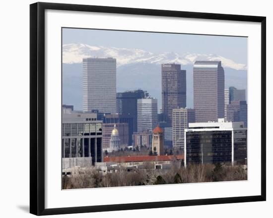 Travel Trip Day in Denver-David Zalubowski-Framed Photographic Print