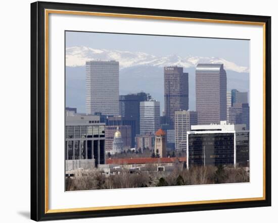 Travel Trip Day in Denver-David Zalubowski-Framed Photographic Print