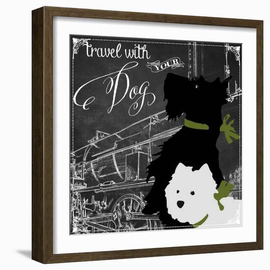 Travel with Your Dog-Color Bakery-Framed Giclee Print