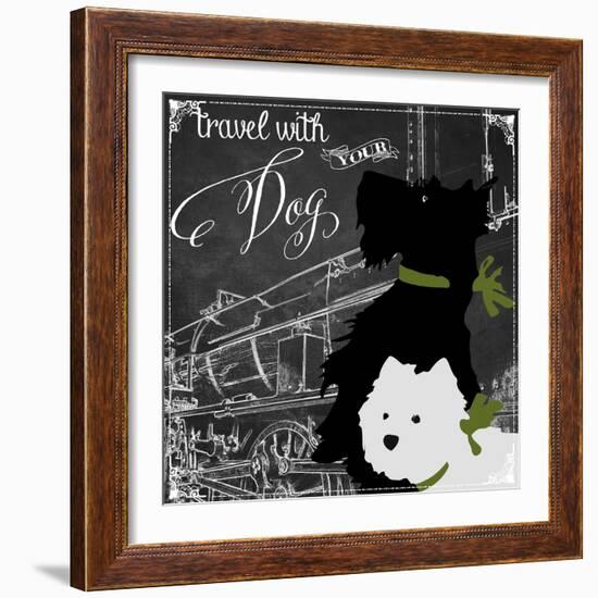 Travel with Your Dog-Color Bakery-Framed Giclee Print