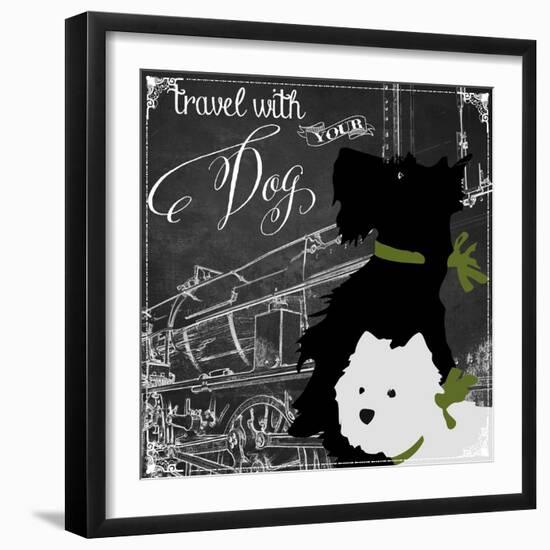 Travel with Your Dog-Color Bakery-Framed Giclee Print