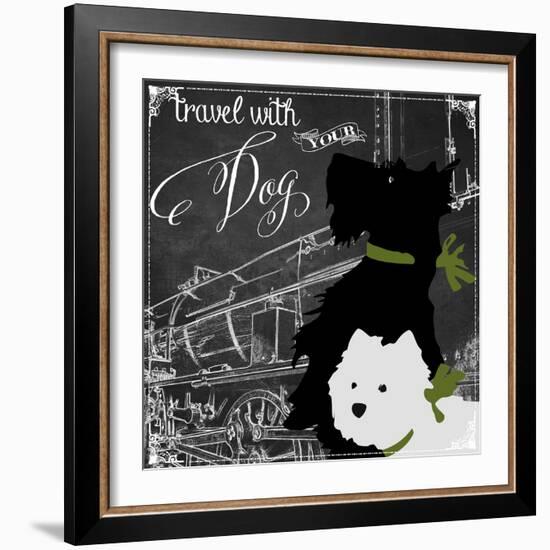 Travel with Your Dog-Color Bakery-Framed Giclee Print