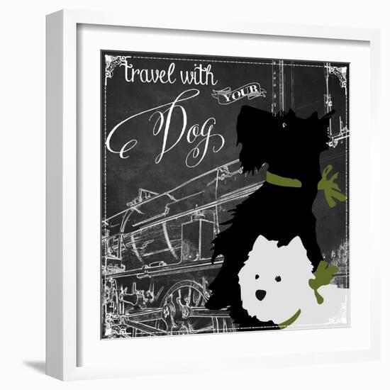 Travel with Your Dog-Color Bakery-Framed Giclee Print