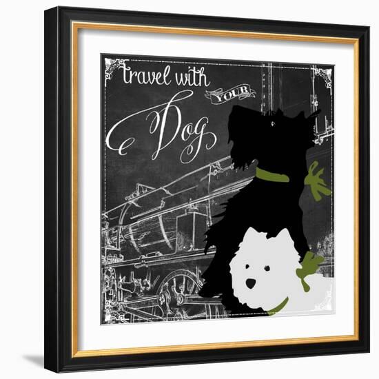 Travel with Your Dog-Color Bakery-Framed Giclee Print