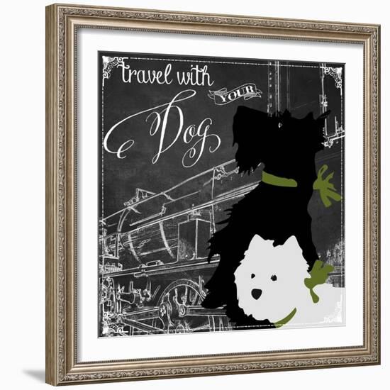 Travel with Your Dog-Color Bakery-Framed Giclee Print