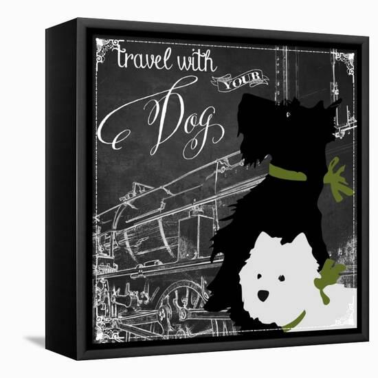 Travel with Your Dog-Color Bakery-Framed Premier Image Canvas