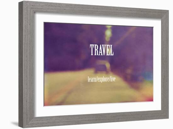 Travel-Vintage Skies-Framed Giclee Print