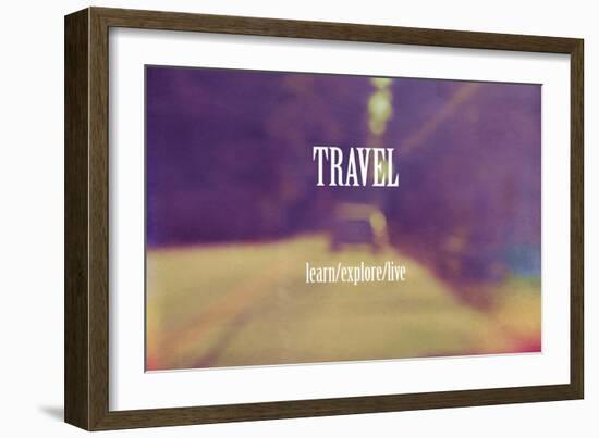 Travel-Vintage Skies-Framed Giclee Print