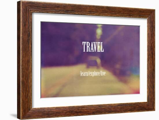 Travel-Vintage Skies-Framed Premium Giclee Print