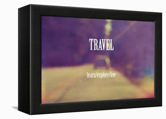 Travel-Vintage Skies-Framed Premier Image Canvas