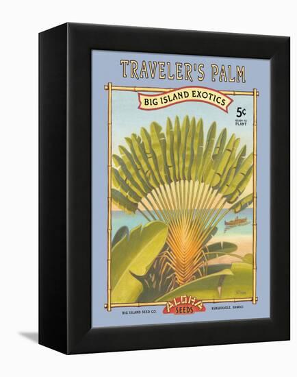 Traveler's Palm-Kerne Erickson-Framed Stretched Canvas
