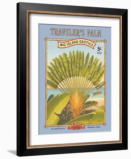 Traveler's Palm-Kerne Erickson-Framed Art Print