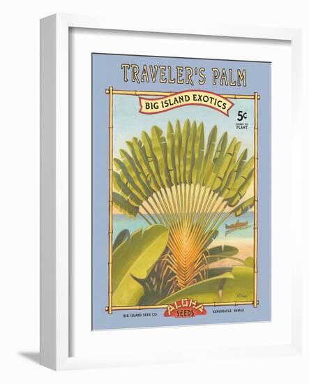 Traveler's Palm-Kerne Erickson-Framed Art Print