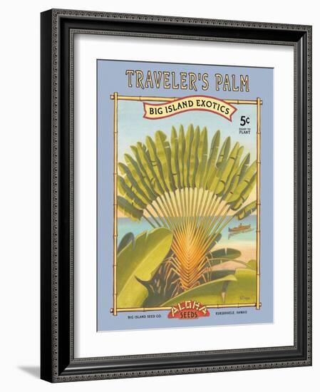 Traveler's Palm-Kerne Erickson-Framed Art Print