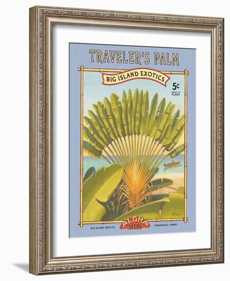 Traveler's Palm-Kerne Erickson-Framed Art Print