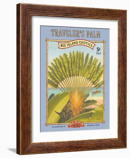 Traveler's Palm-Kerne Erickson-Framed Art Print