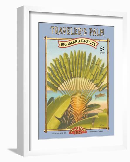 Traveler's Palm-Kerne Erickson-Framed Art Print