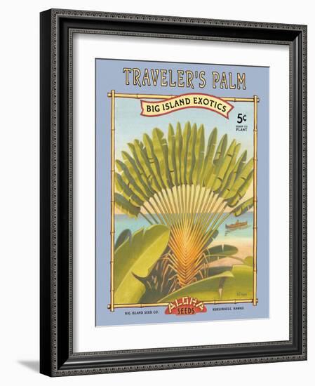 Traveler's Palm-Kerne Erickson-Framed Art Print