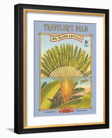 Traveler's Palm-Kerne Erickson-Framed Art Print