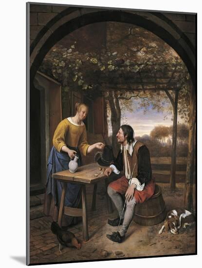 Traveler's Rest-Jan Havicksz. Steen-Mounted Giclee Print