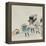 Travelers in a Storm-Shibata Zeshin-Framed Premier Image Canvas