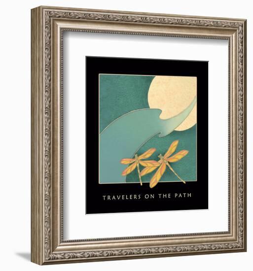 Travelers On The Path 1-Sybil Shane-Framed Art Print