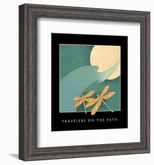 Travelers On The Path 1-Sybil Shane-Framed Art Print