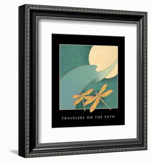 Travelers On The Path 1-Sybil Shane-Framed Art Print