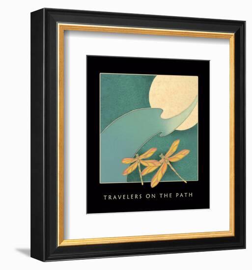 Travelers On The Path 1-Sybil Shane-Framed Art Print