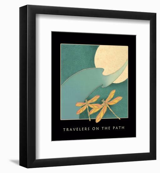 Travelers On The Path 1-Sybil Shane-Framed Art Print