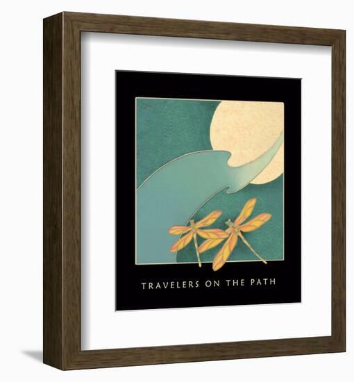 Travelers On The Path 1-Sybil Shane-Framed Art Print