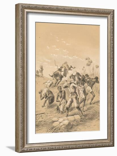 Travelers Stung By Bees, c1880-null-Framed Giclee Print