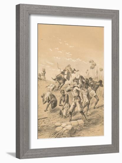 Travelers Stung By Bees, c1880-null-Framed Giclee Print