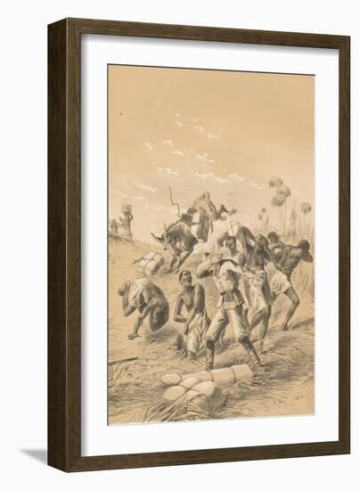 Travelers Stung By Bees, c1880-null-Framed Giclee Print