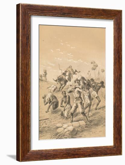 Travelers Stung By Bees, c1880-null-Framed Giclee Print