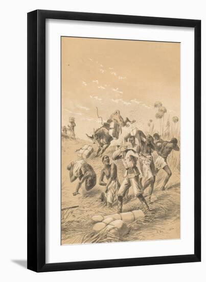 Travelers Stung By Bees, c1880-null-Framed Giclee Print