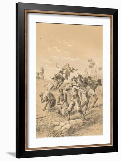 Travelers Stung By Bees, c1880-null-Framed Giclee Print