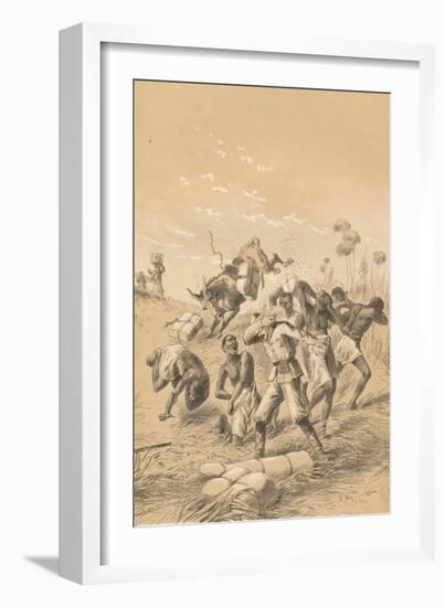 Travelers Stung By Bees, c1880-null-Framed Giclee Print