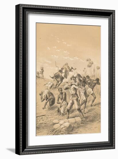 Travelers Stung By Bees, c1880-null-Framed Giclee Print