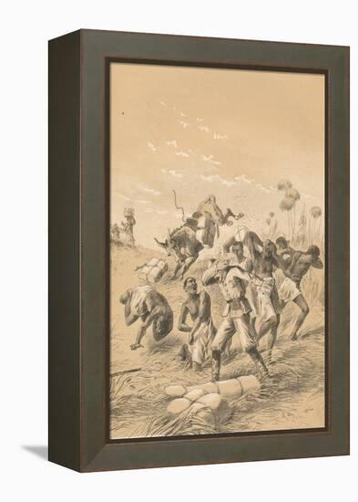 Travelers Stung By Bees, c1880-null-Framed Premier Image Canvas