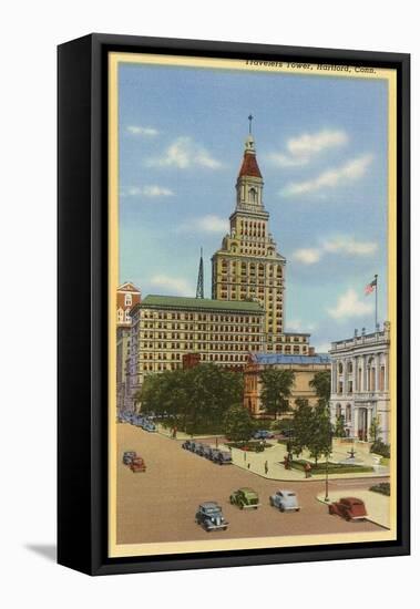 Travelers Tower, Hartford, Connecticut-null-Framed Stretched Canvas