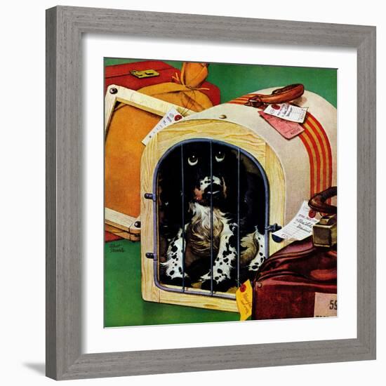 "Traveling Butch," July 15, 1944-Albert Staehle-Framed Giclee Print