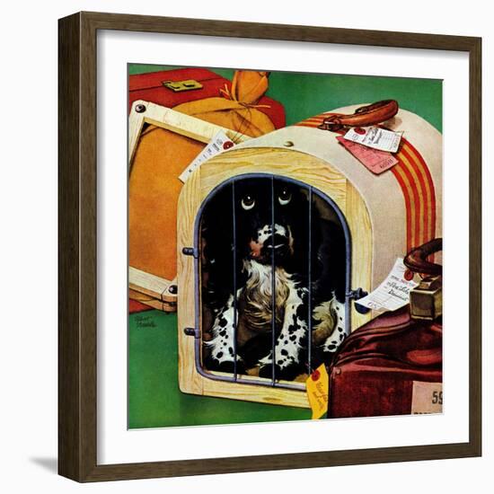 "Traveling Butch," July 15, 1944-Albert Staehle-Framed Giclee Print